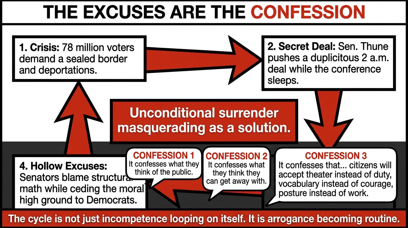 confession via excuses
